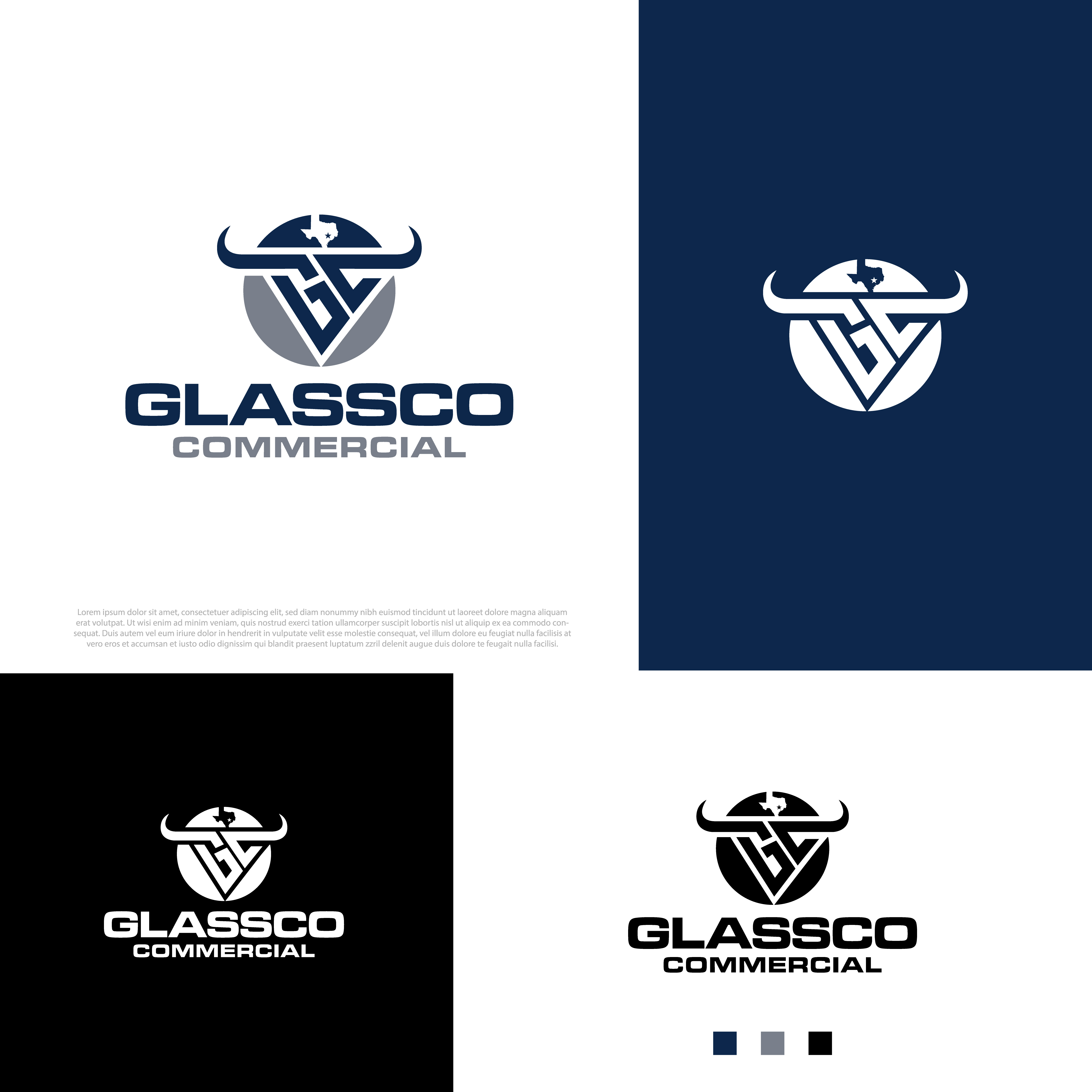 Logo Design by Arfa D for GLASSCO COMMERICAL | Design #37195463