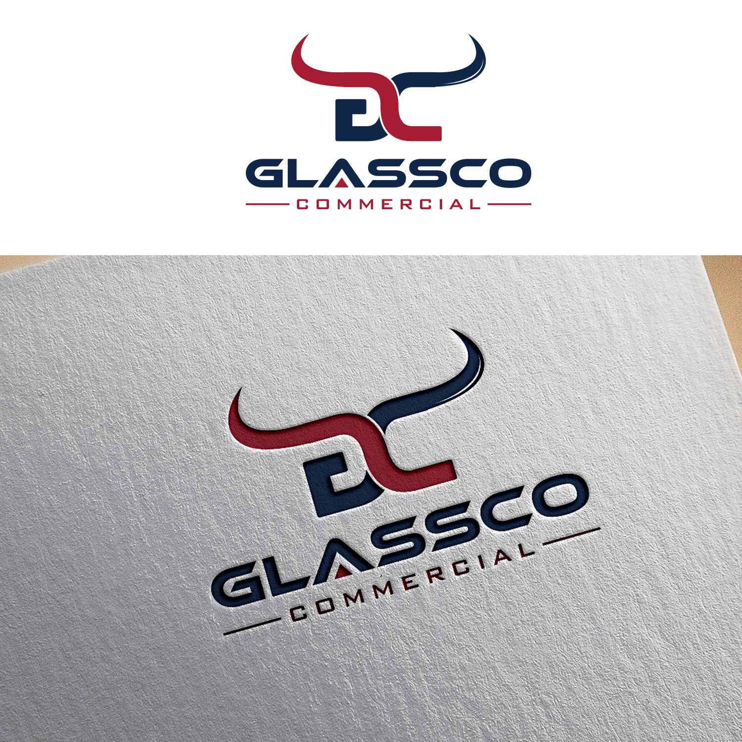 Logo Design by EnaGraph for GLASSCO COMMERICAL | Design #37216268