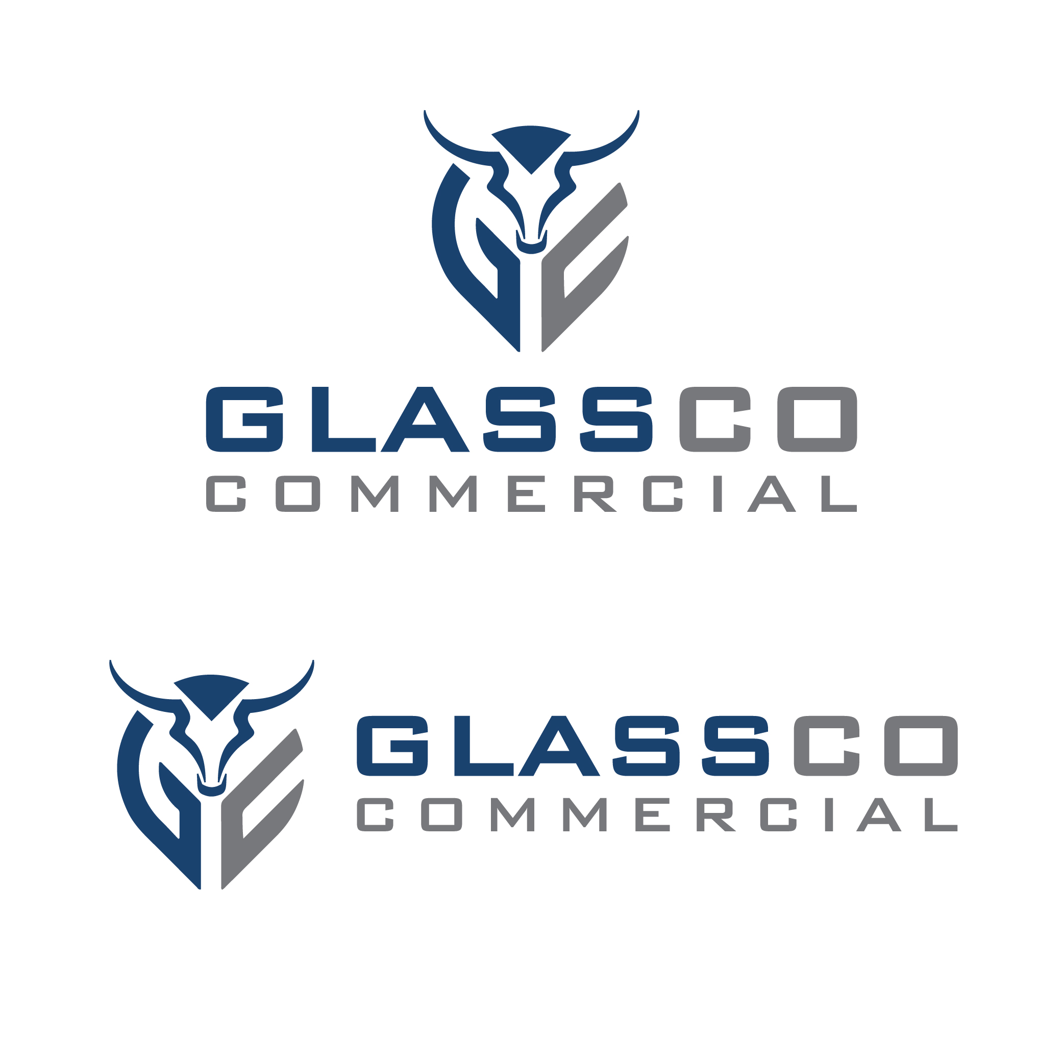 Logo Design by PavanPrajapati for GLASSCO COMMERICAL | Design #37201965