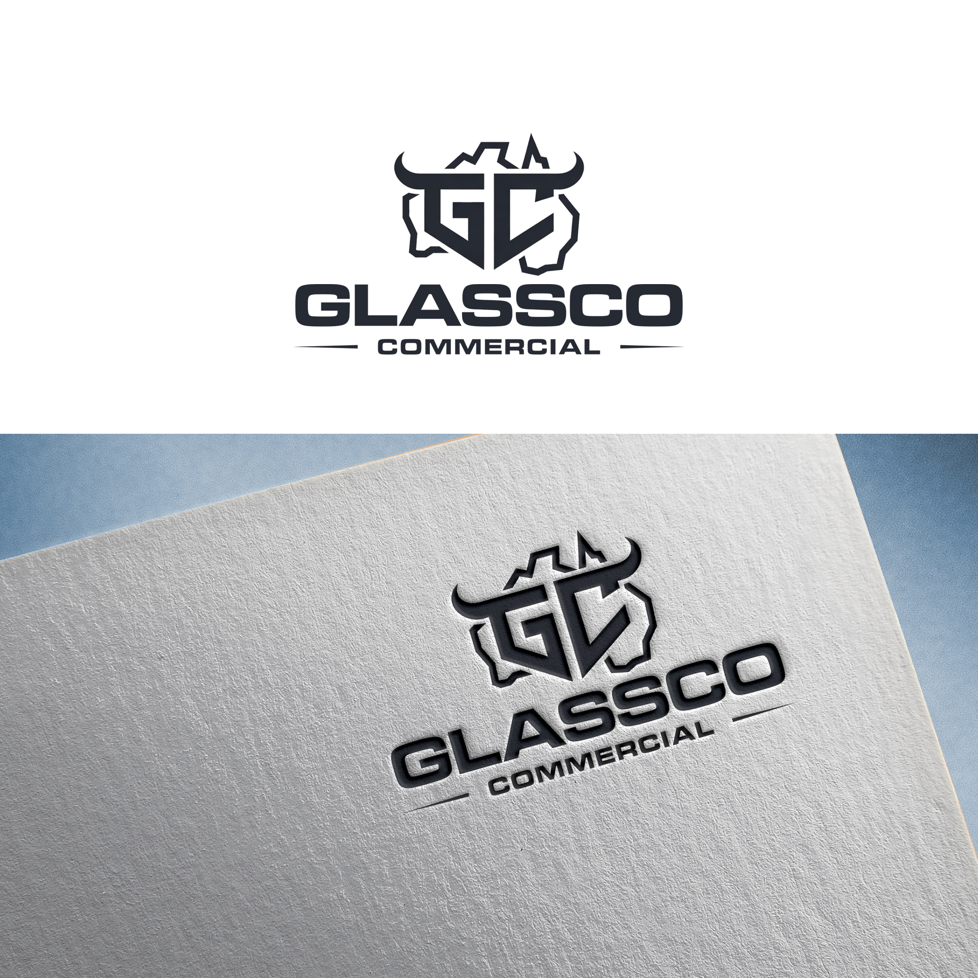 Logo Design by Ultra Creations for GLASSCO COMMERICAL | Design #37199106