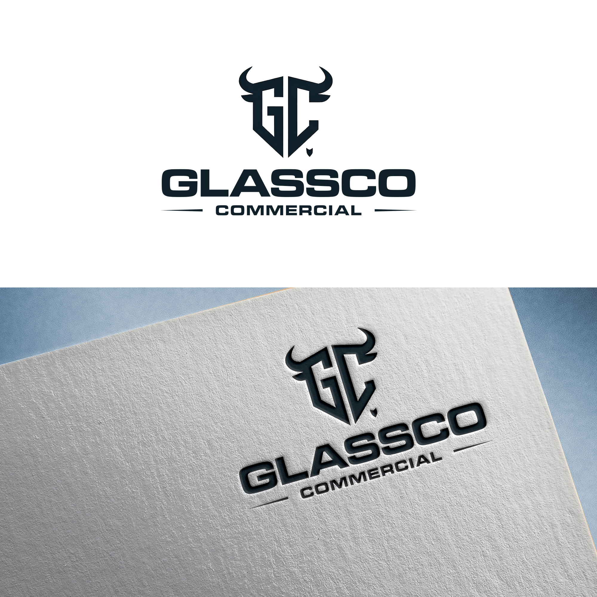 Logo Design by Ultra Creations for GLASSCO COMMERICAL | Design #37199111