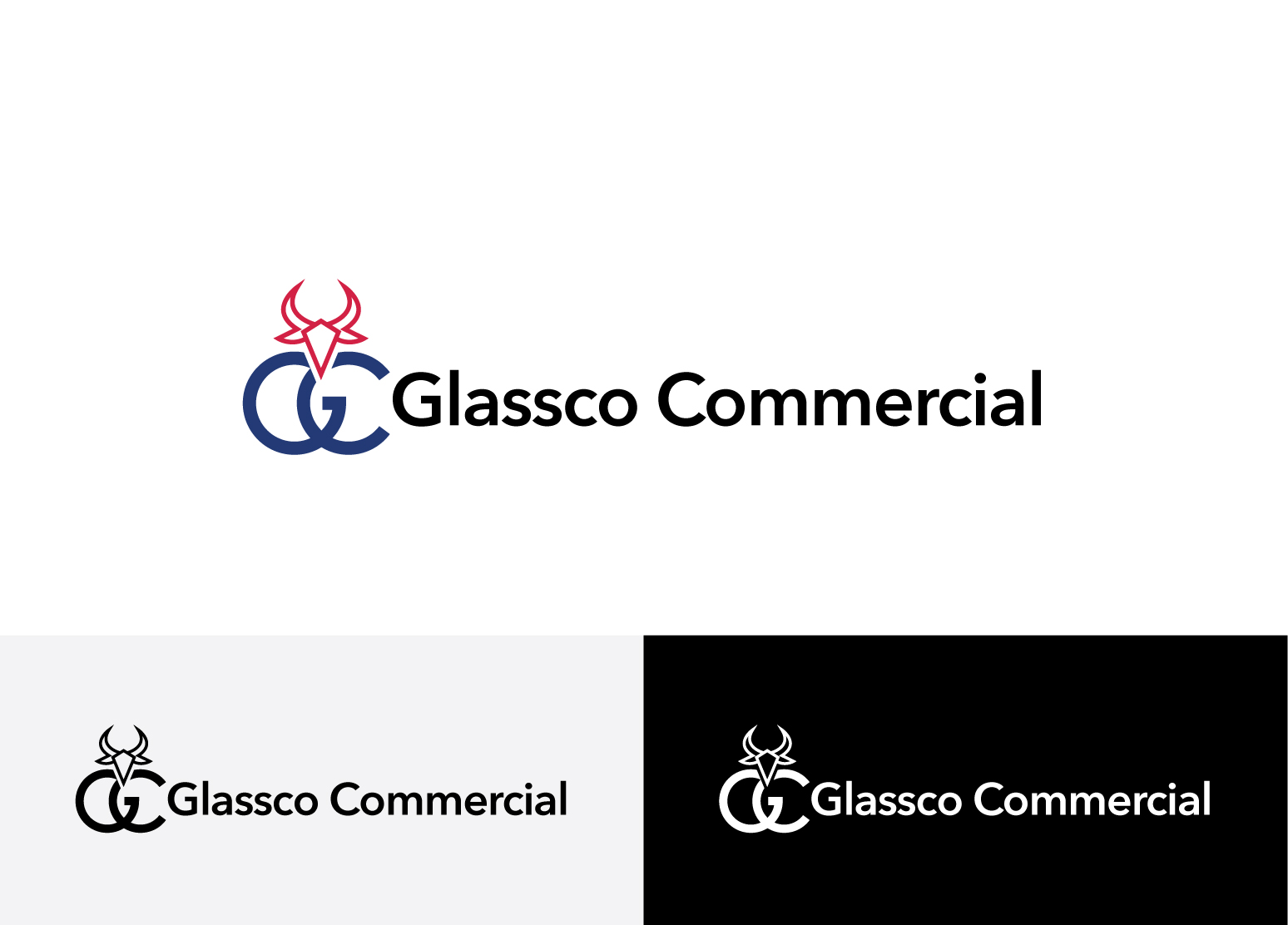 Logo Design by Ayub Ghouri for GLASSCO COMMERICAL | Design #37213295