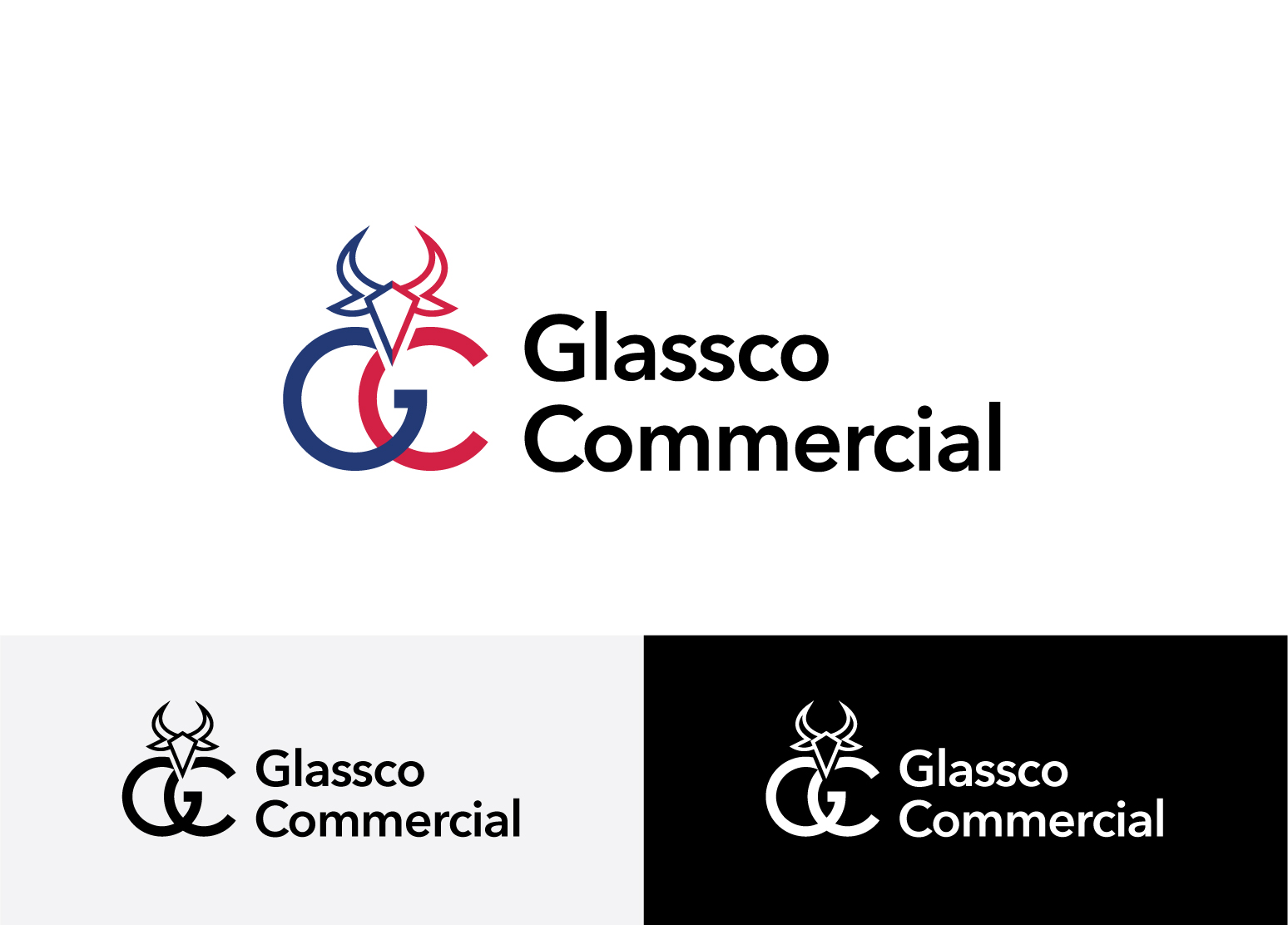 Logo Design by Ayub Ghouri for GLASSCO COMMERICAL | Design #37213296