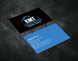 Diseño de Tarjeta de Presentación por Creative Moon Design para KMT Building Group Pty Ltd | Diseño: #37197218