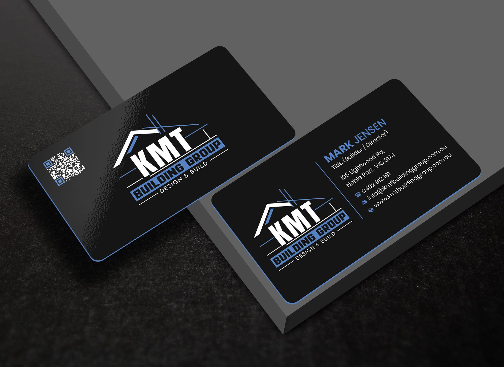 Diseño de Tarjeta de Presentación por Expert Bappy para KMT Building Group Pty Ltd | Diseño #37195869