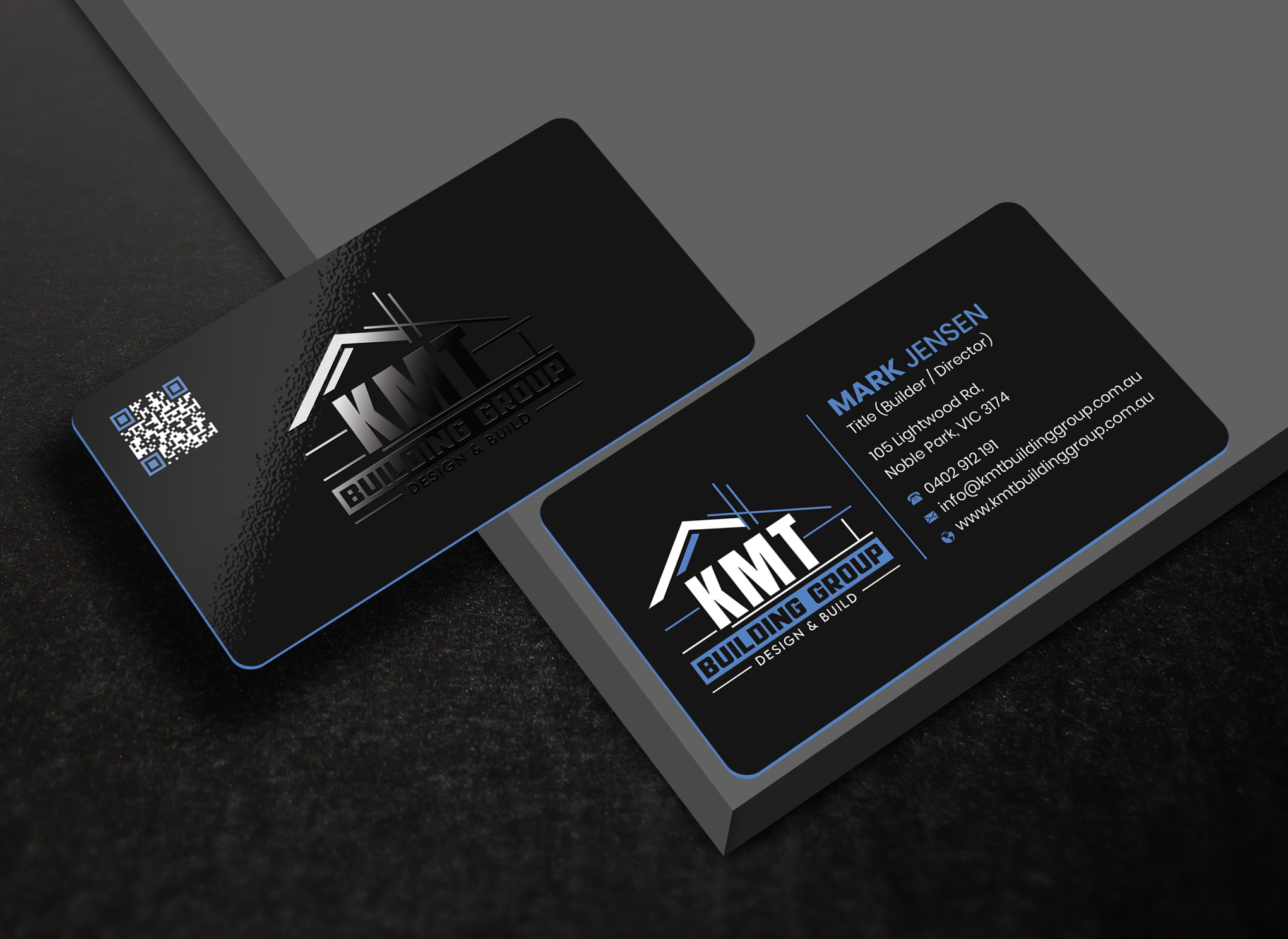 Business Card Design by Expert Bappy for KMT Building Group Pty Ltd | Design #37195882