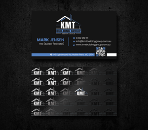 Diseño de Tarjeta de Presentación por Expert Bappy para KMT Building Group Pty Ltd | Diseño: #37195964