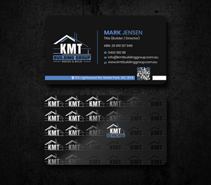 Diseño de Tarjeta de Presentación por Expert Bappy para KMT Building Group Pty Ltd | Diseño: #37195982