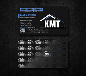 Diseño de Tarjeta de Presentación por Expert Bappy para KMT Building Group Pty Ltd | Diseño: #37196031
