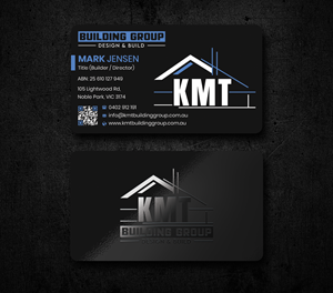 Diseño de Tarjeta de Presentación por Expert Bappy para KMT Building Group Pty Ltd | Diseño: #37196067