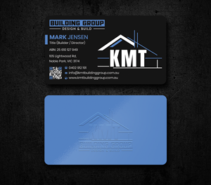 Diseño de Tarjeta de Presentación por Expert Bappy para KMT Building Group Pty Ltd | Diseño: #37196068