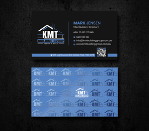 Diseño de Tarjeta de Presentación por Expert Bappy para KMT Building Group Pty Ltd | Diseño: #37196092