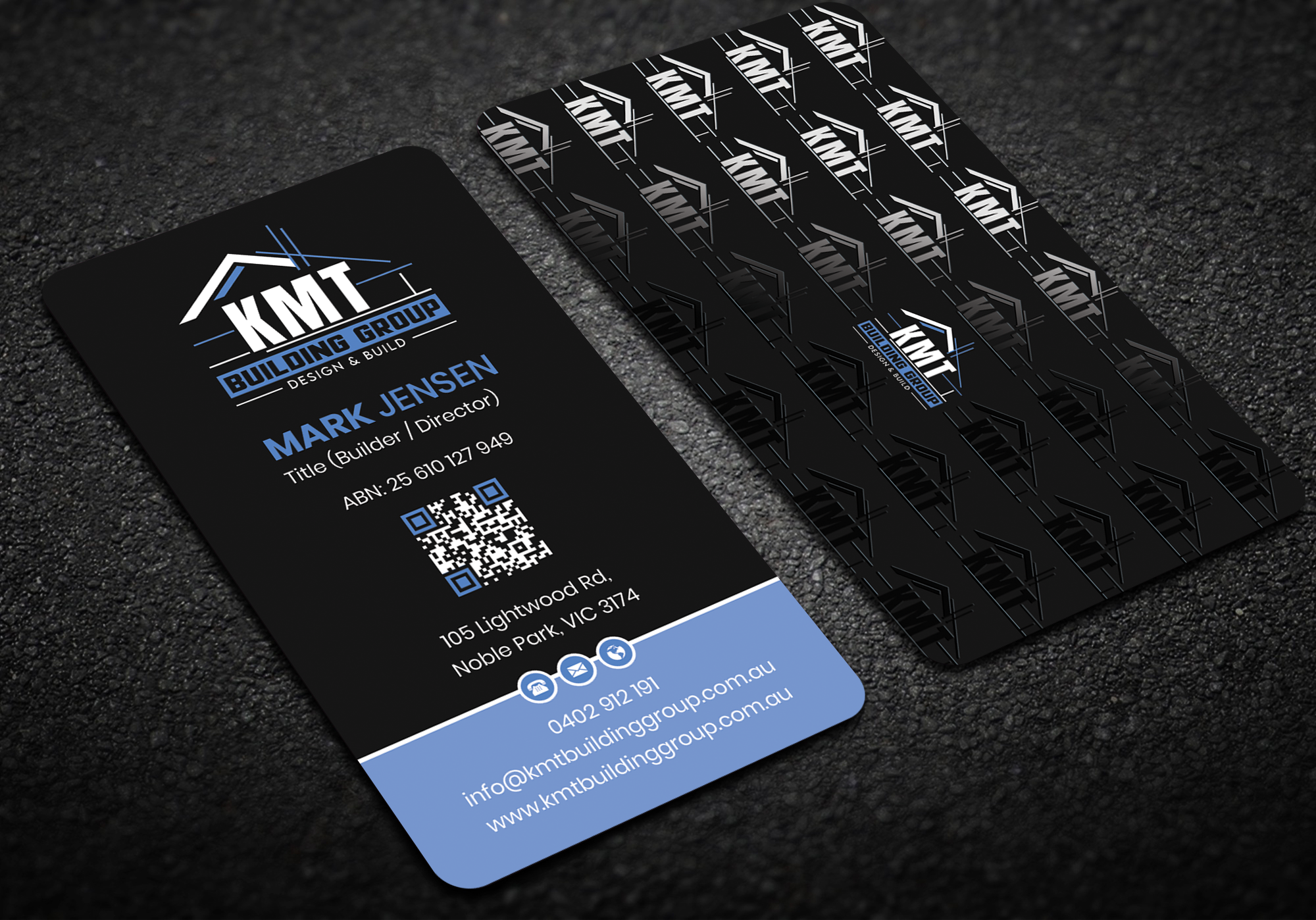Diseño de Tarjeta de Presentación por Expert Bappy para KMT Building Group Pty Ltd | Diseño #37196139