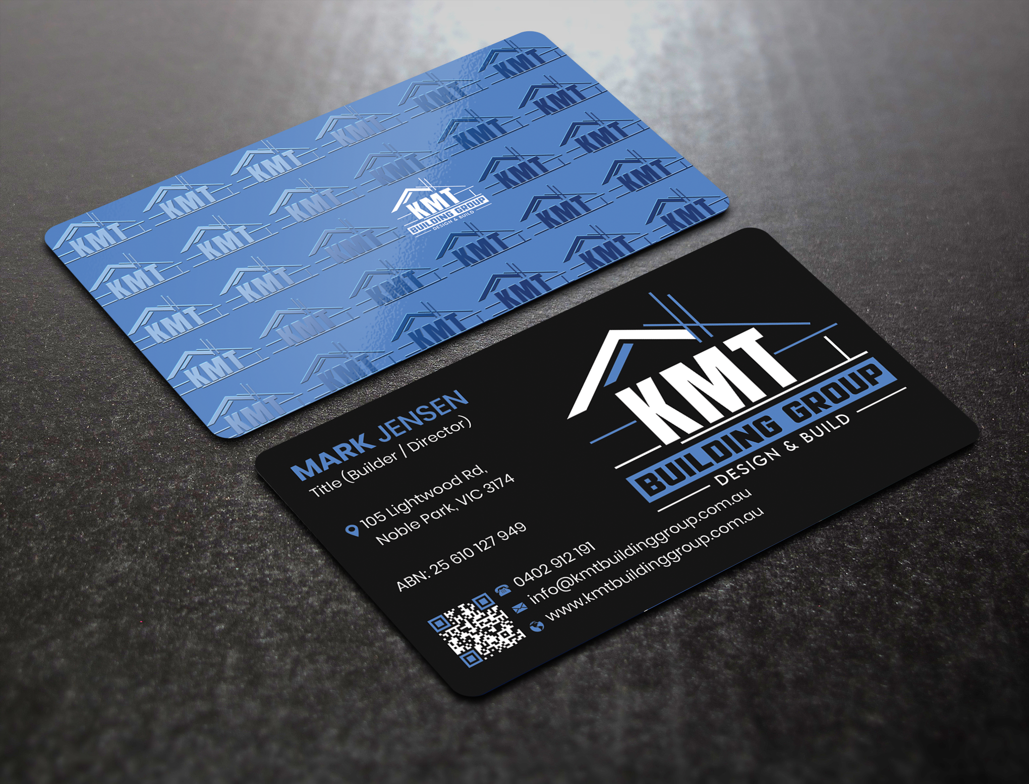 Diseño de Tarjeta de Presentación por Expert Bappy para KMT Building Group Pty Ltd | Diseño #37196634