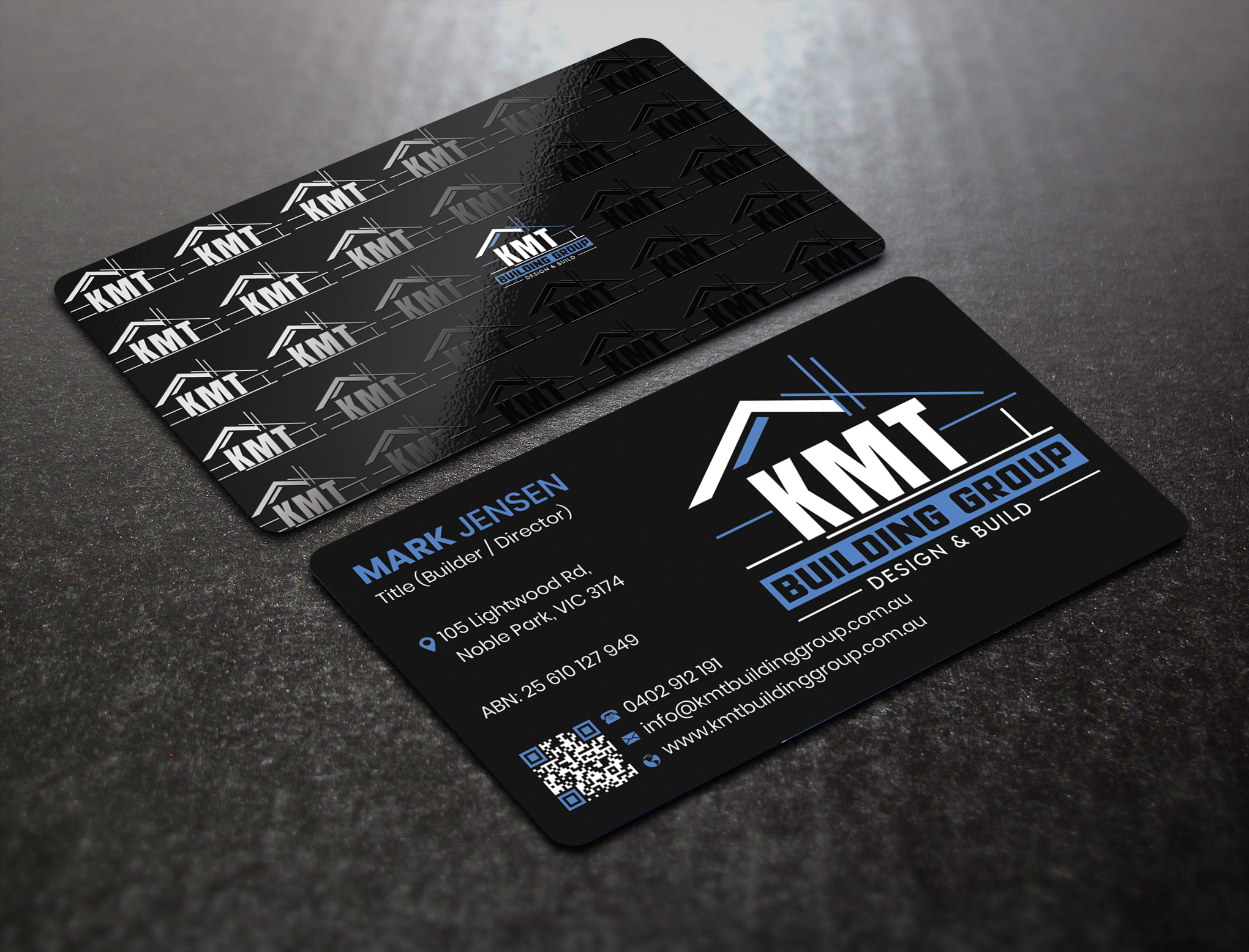 Diseño de Tarjeta de Presentación por Expert Bappy para KMT Building Group Pty Ltd | Diseño #37196635