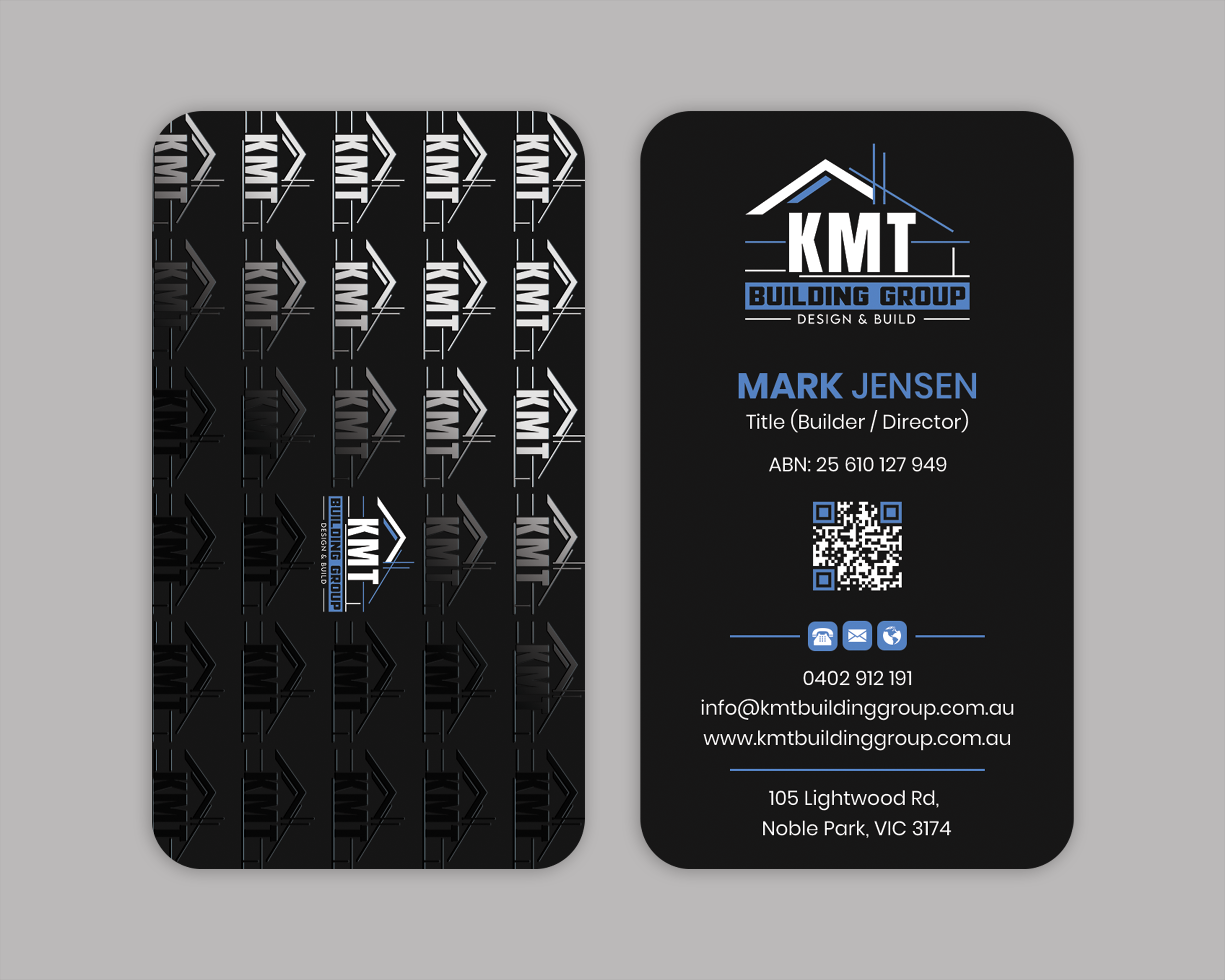 Business Card Design by Expert Bappy for KMT Building Group Pty Ltd | Design #37197685