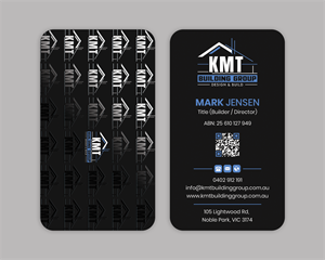 Diseño de Tarjeta de Presentación por Expert Bappy para KMT Building Group Pty Ltd | Diseño: #37197685
