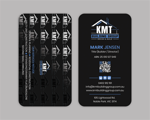 Diseño de Tarjeta de Presentación por Expert Bappy para KMT Building Group Pty Ltd | Diseño: #37197686