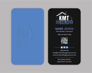 Diseño de Tarjeta de Presentación por Expert Bappy para KMT Building Group Pty Ltd | Diseño: #37197707