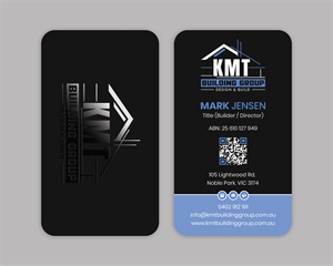 Diseño de Tarjeta de Presentación por Expert Bappy para KMT Building Group Pty Ltd | Diseño: #37197739