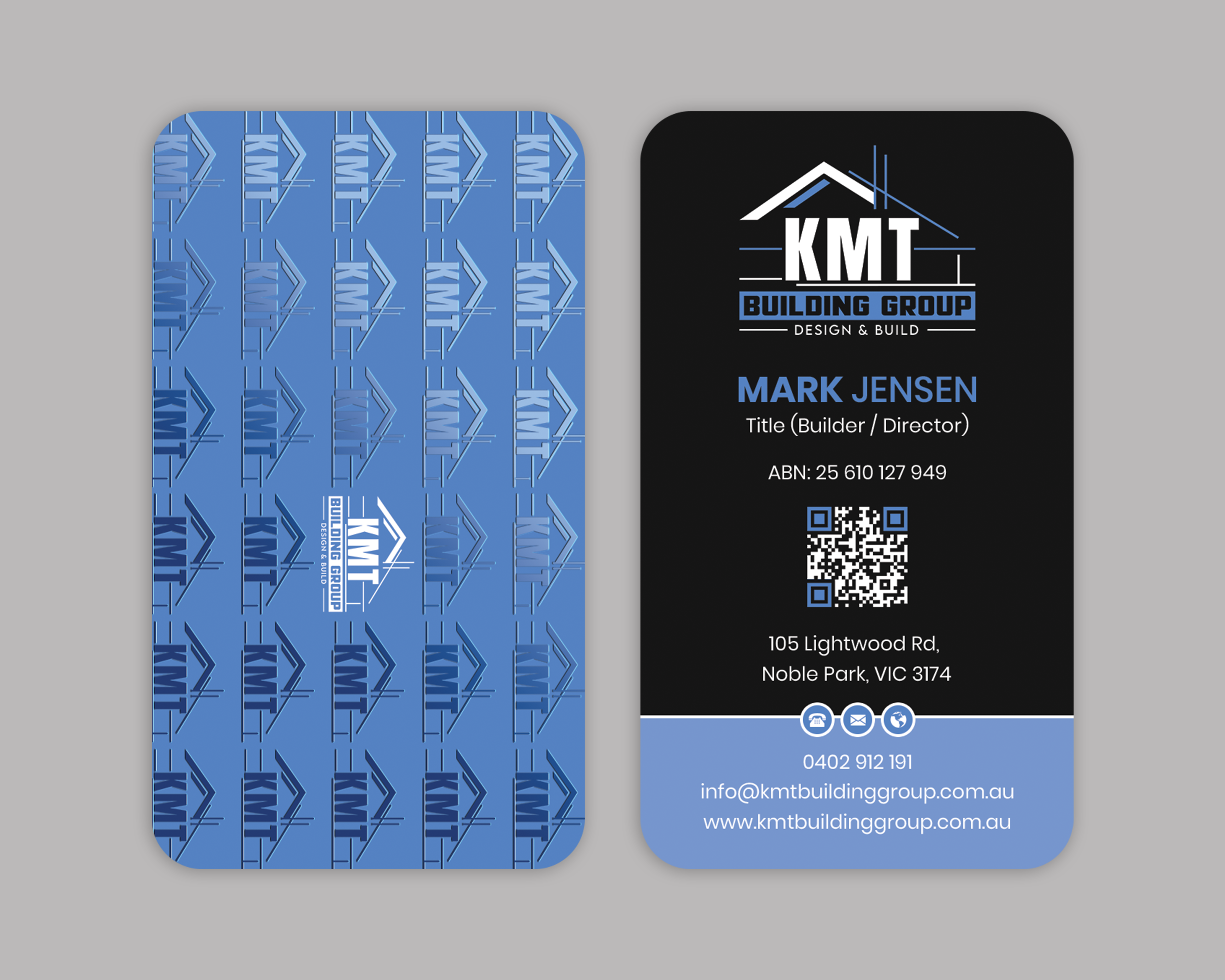 Business Card Design by Expert Bappy for KMT Building Group Pty Ltd | Design #37197740