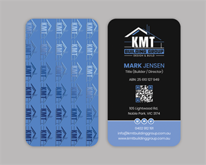 Diseño de Tarjeta de Presentación por Expert Bappy para KMT Building Group Pty Ltd | Diseño: #37197741