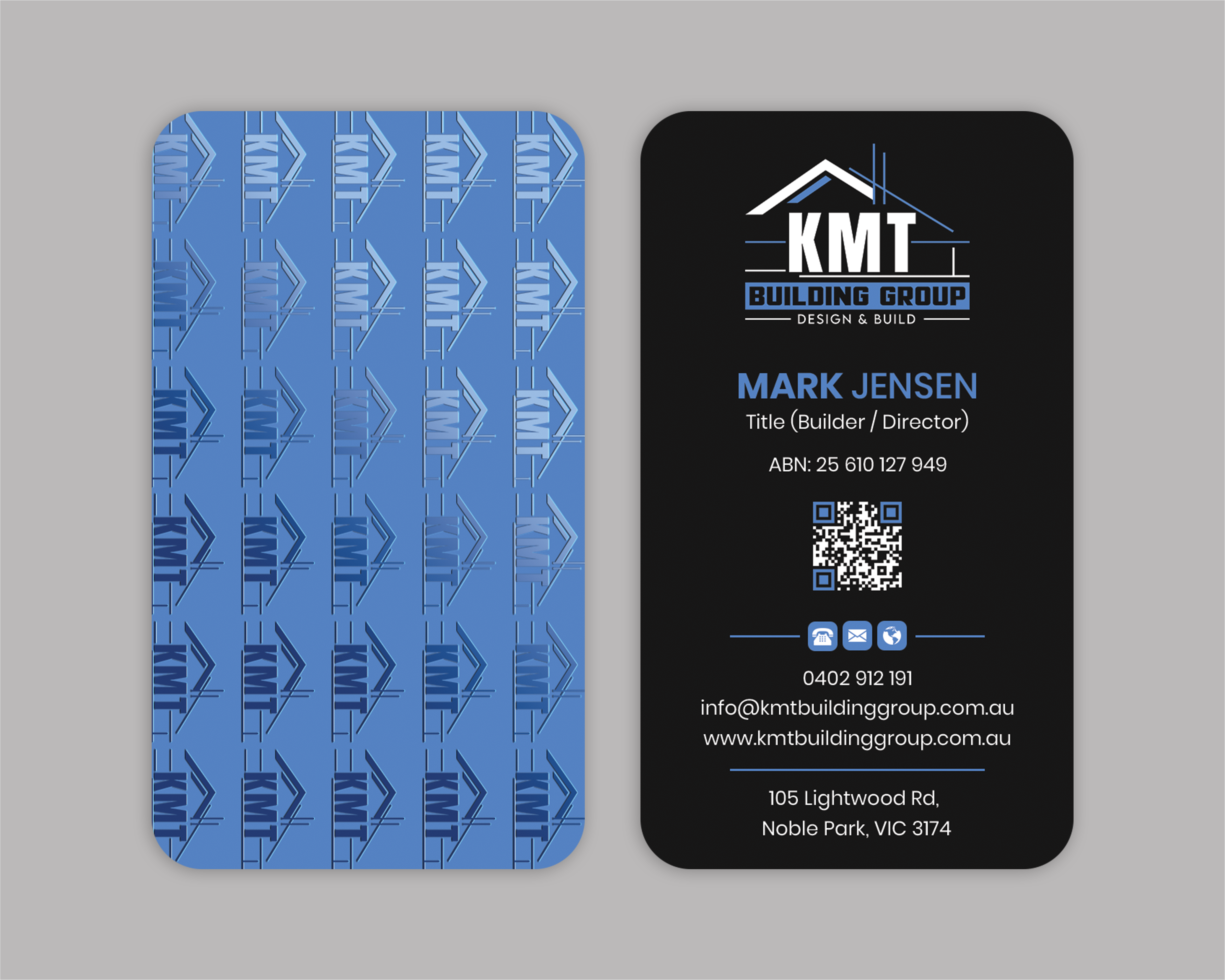 Business Card Design by Expert Bappy for KMT Building Group Pty Ltd | Design #37197747