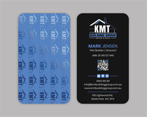 Diseño de Tarjeta de Presentación por Expert Bappy para KMT Building Group Pty Ltd | Diseño: #37197747