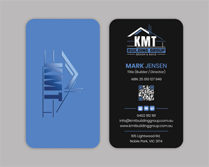 Diseño de Tarjeta de Presentación por Expert Bappy para KMT Building Group Pty Ltd | Diseño: #37197751