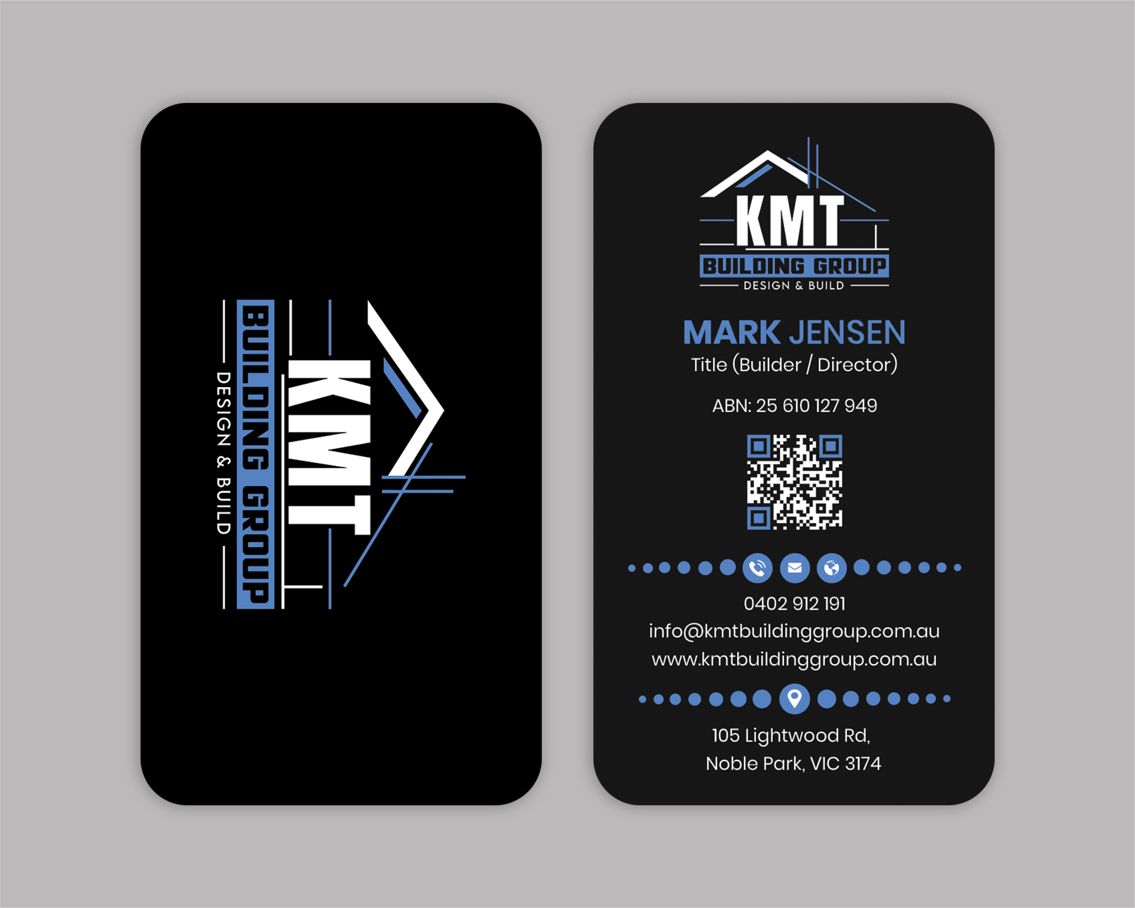 Business Card Design by Expert Bappy for KMT Building Group Pty Ltd | Design #37197781