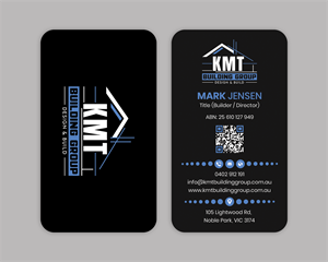 Diseño de Tarjeta de Presentación por Expert Bappy para KMT Building Group Pty Ltd | Diseño: #37197781