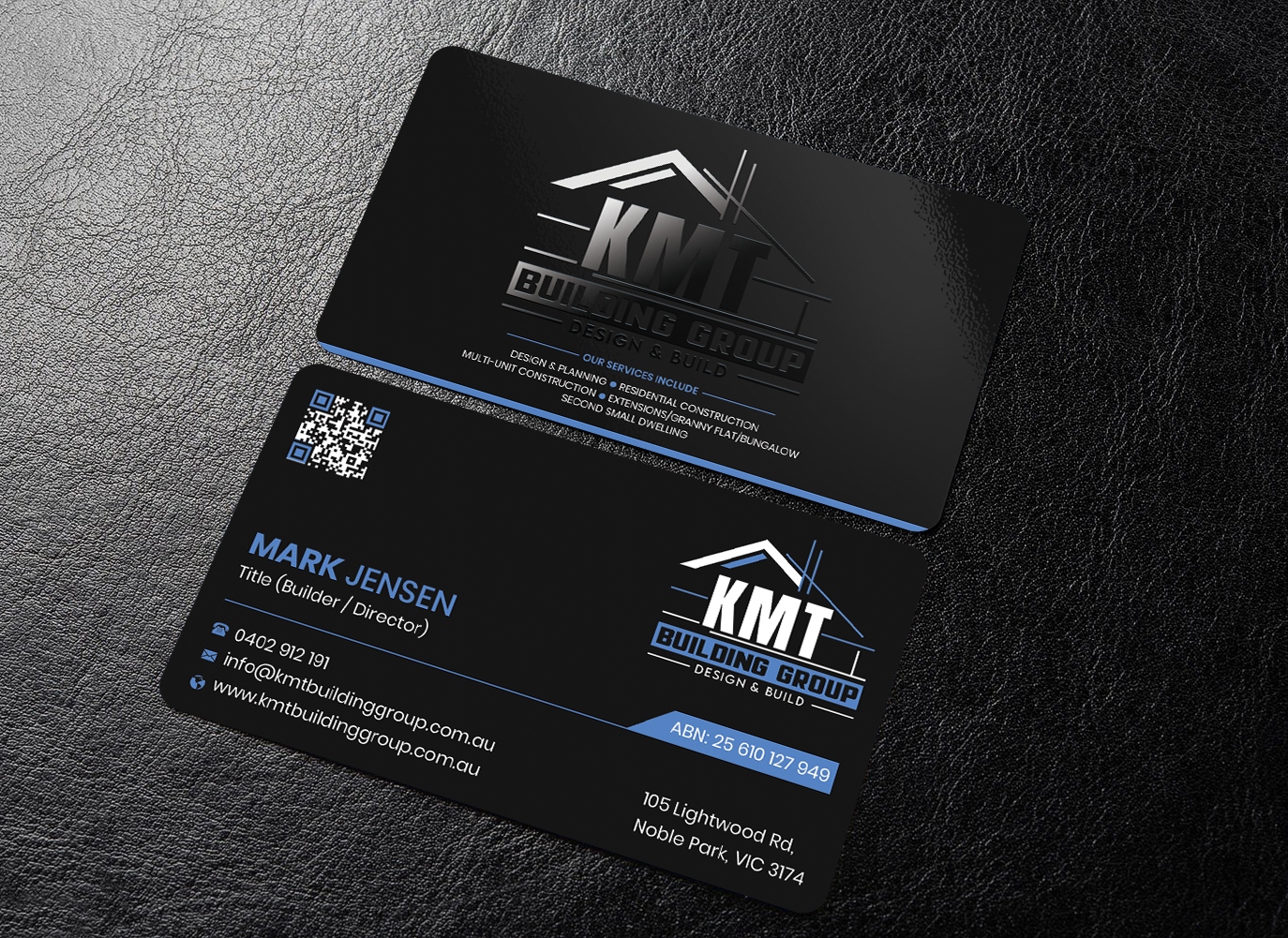 Diseño de Tarjeta de Presentación por Expert Bappy para KMT Building Group Pty Ltd | Diseño #37197865