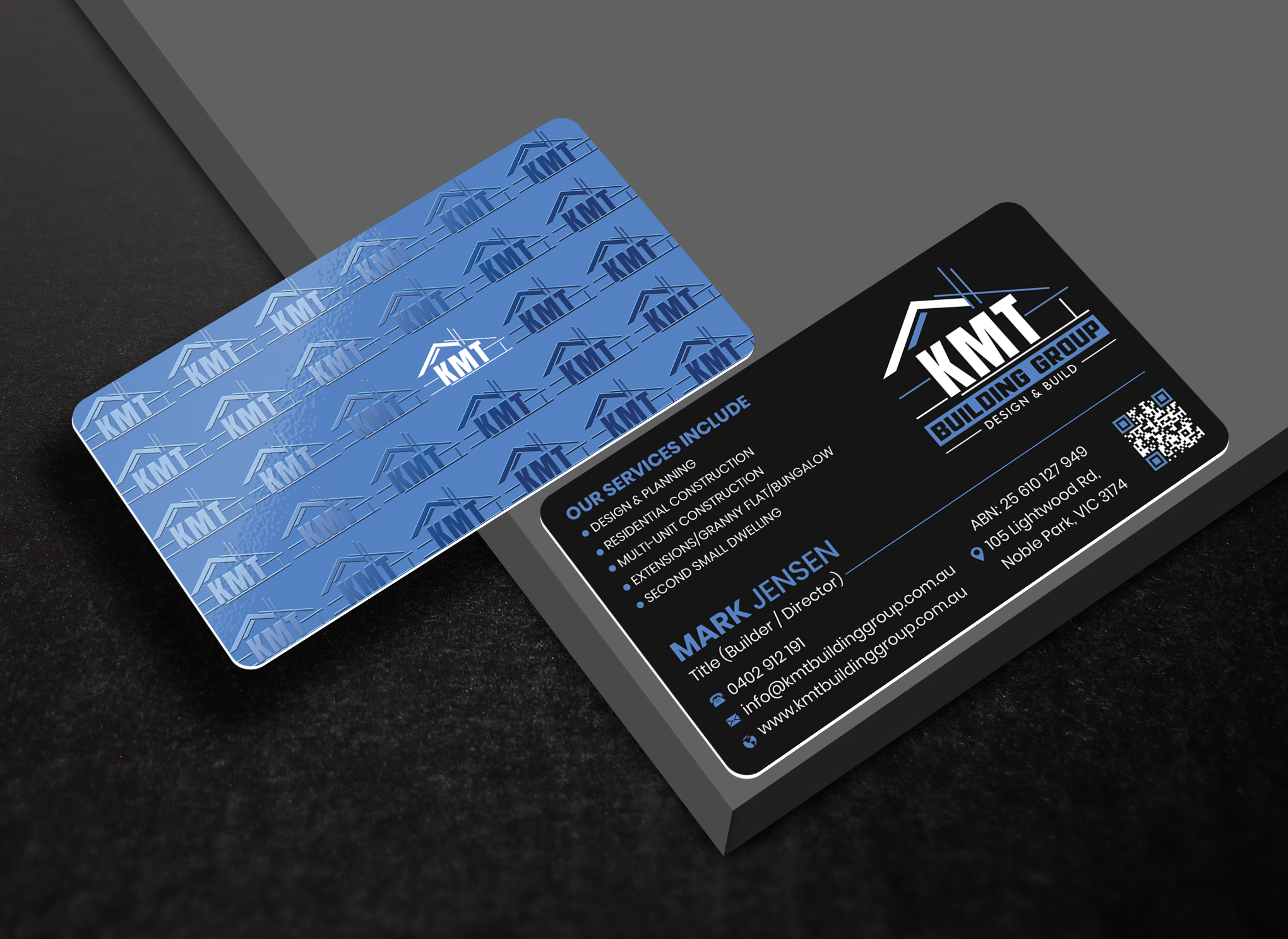 Diseño de Tarjeta de Presentación por Expert Bappy para KMT Building Group Pty Ltd | Diseño #37198046