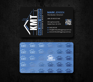 Diseño de Tarjeta de Presentación por Expert Bappy para KMT Building Group Pty Ltd | Diseño: #37198283