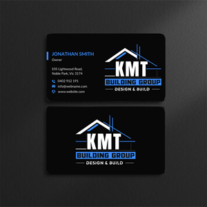 Diseño de Tarjeta de Presentación por JS Desiger para KMT Building Group Pty Ltd | Diseño: #37195698