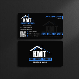 Diseño de Tarjeta de Presentación por JS Desiger para KMT Building Group Pty Ltd | Diseño #37195721
