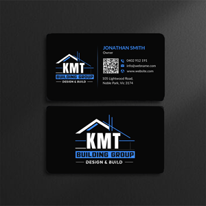 Diseño de Tarjeta de Presentación por JS Desiger para KMT Building Group Pty Ltd | Diseño: #37195725