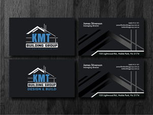 Diseño de Tarjeta de Presentación por Atvento Graphics para KMT Building Group Pty Ltd | Diseño: #37225347