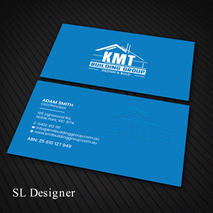 Diseño de Tarjeta de Presentación por SL Designer para KMT Building Group Pty Ltd | Diseño: #37197578