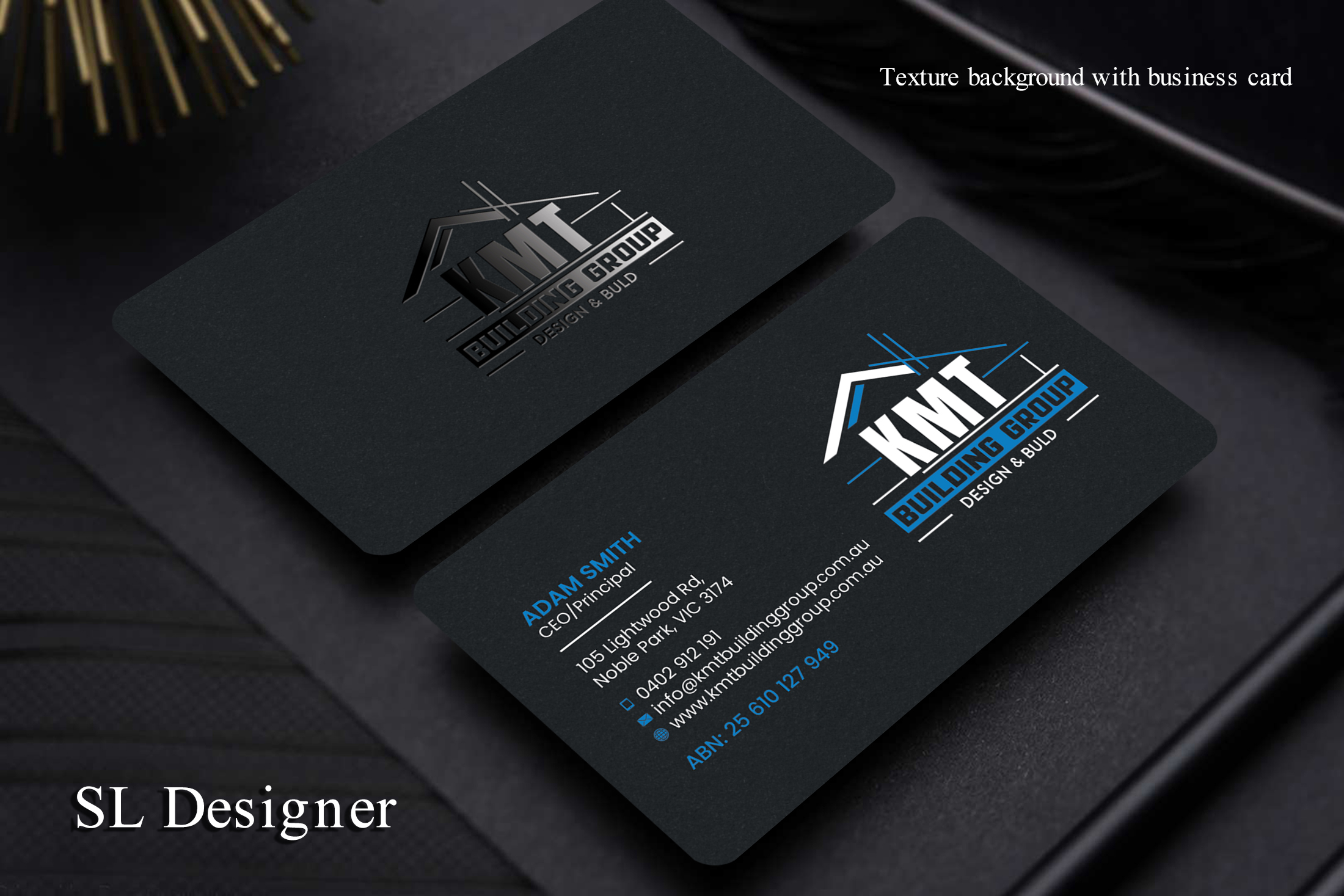 Diseño de Tarjeta de Presentación por SL Designer para KMT Building Group Pty Ltd | Diseño #37197579