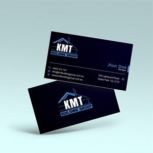 Diseño de Tarjeta de Presentación por vintana para KMT Building Group Pty Ltd | Diseño: #37198454
