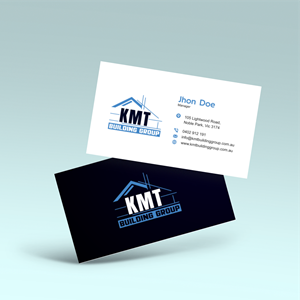 Diseño de Tarjeta de Presentación por vintana para KMT Building Group Pty Ltd | Diseño: #37198455