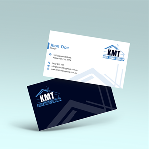 Diseño de Tarjeta de Presentación por vintana para KMT Building Group Pty Ltd | Diseño: #37198475