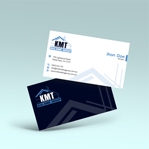 Diseño de Tarjeta de Presentación por vintana para KMT Building Group Pty Ltd | Diseño: #37198476