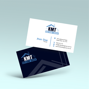 Diseño de Tarjeta de Presentación por vintana para KMT Building Group Pty Ltd | Diseño: #37198477