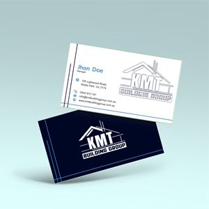 Diseño de Tarjeta de Presentación por vintana para KMT Building Group Pty Ltd | Diseño: #37198488
