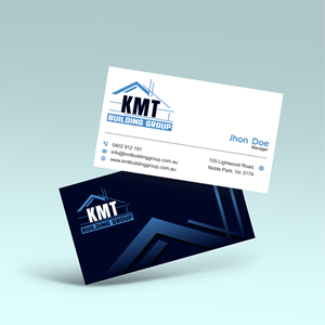 Diseño de Tarjeta de Presentación por vintana para KMT Building Group Pty Ltd | Diseño: #37198537