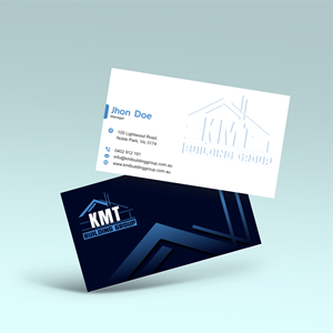 Diseño de Tarjeta de Presentación por vintana para KMT Building Group Pty Ltd | Diseño: #37198539