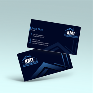 Diseño de Tarjeta de Presentación por vintana para KMT Building Group Pty Ltd | Diseño: #37198551