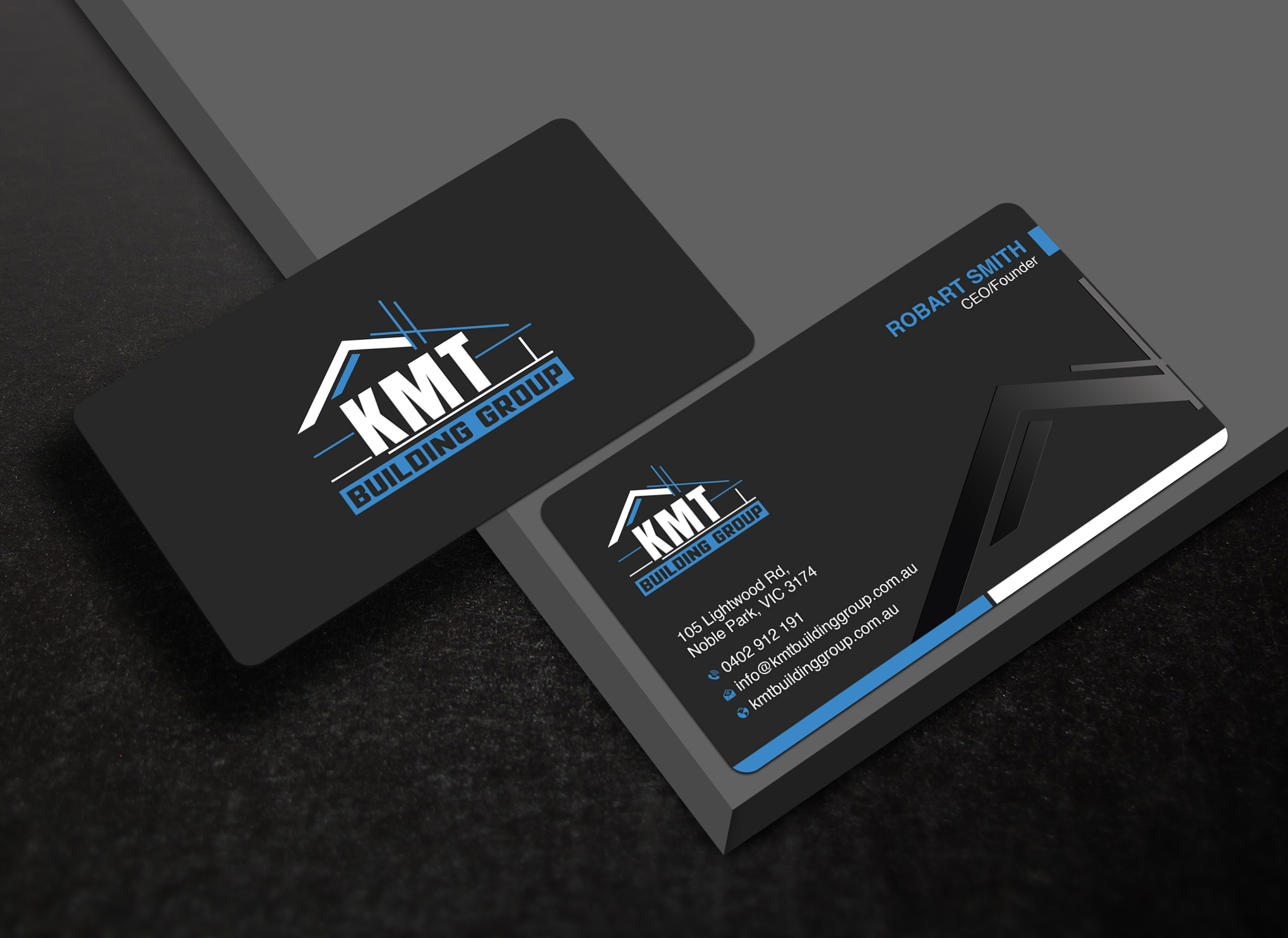 Diseño de Tarjeta de Presentación por Uttom 2 para KMT Building Group Pty Ltd | Diseño #37196968